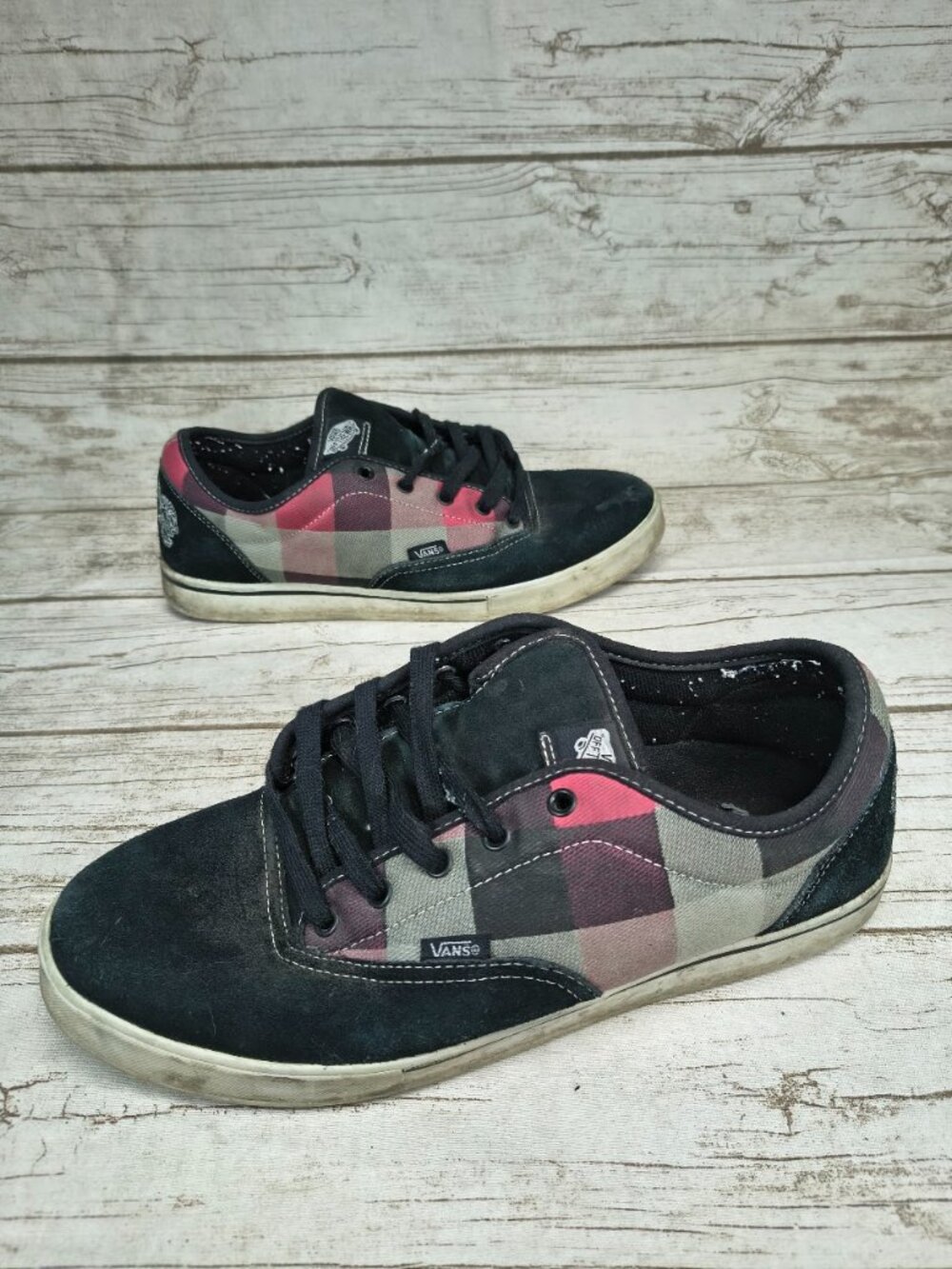 Vans Av Era Plaid Low Top Skate Sneakers Men Size 13